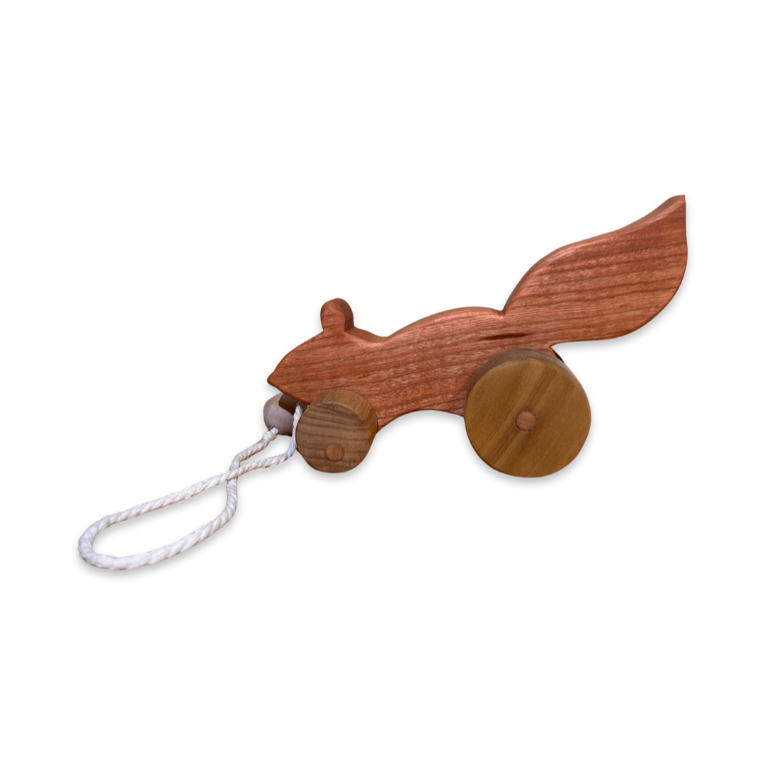 Wooden Pull Behind Animal Character