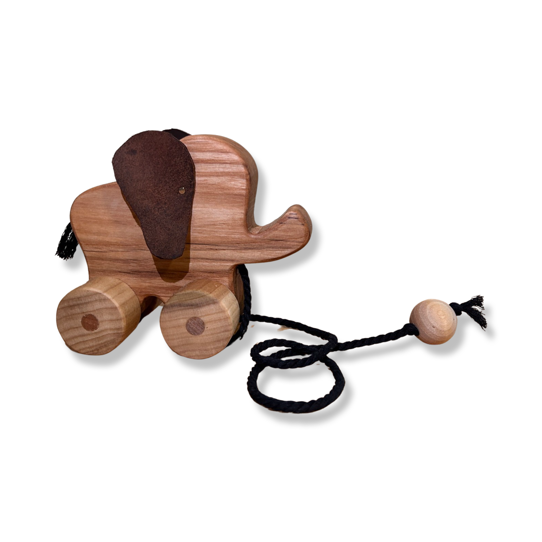 Wooden Pull Behind Animal Character