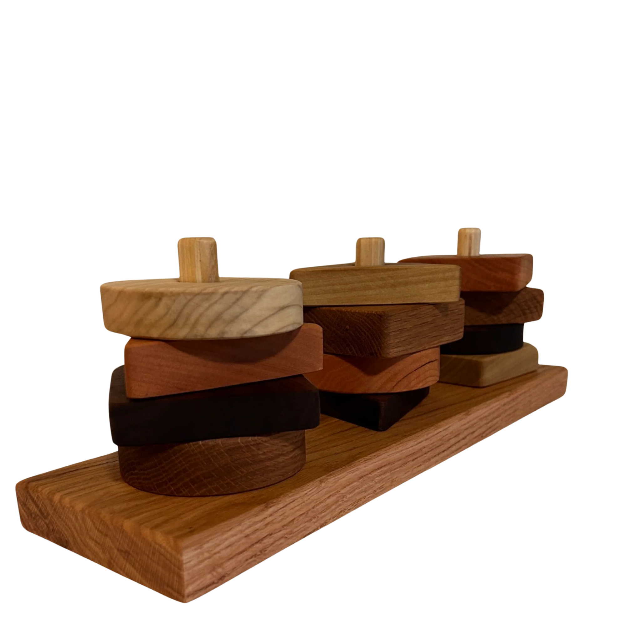 Large Wooden Shapes Stacker