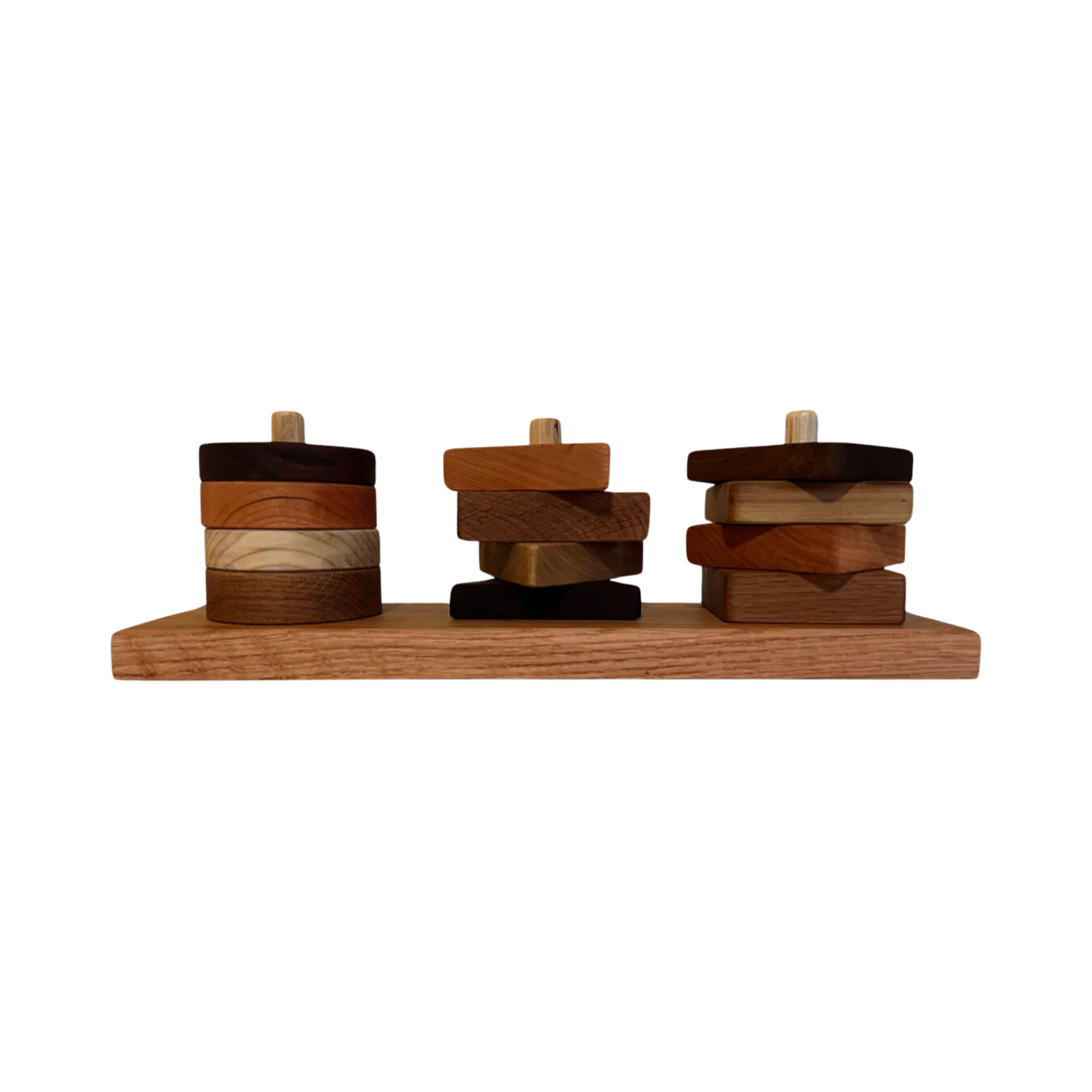 Large Wooden Shapes Stacker