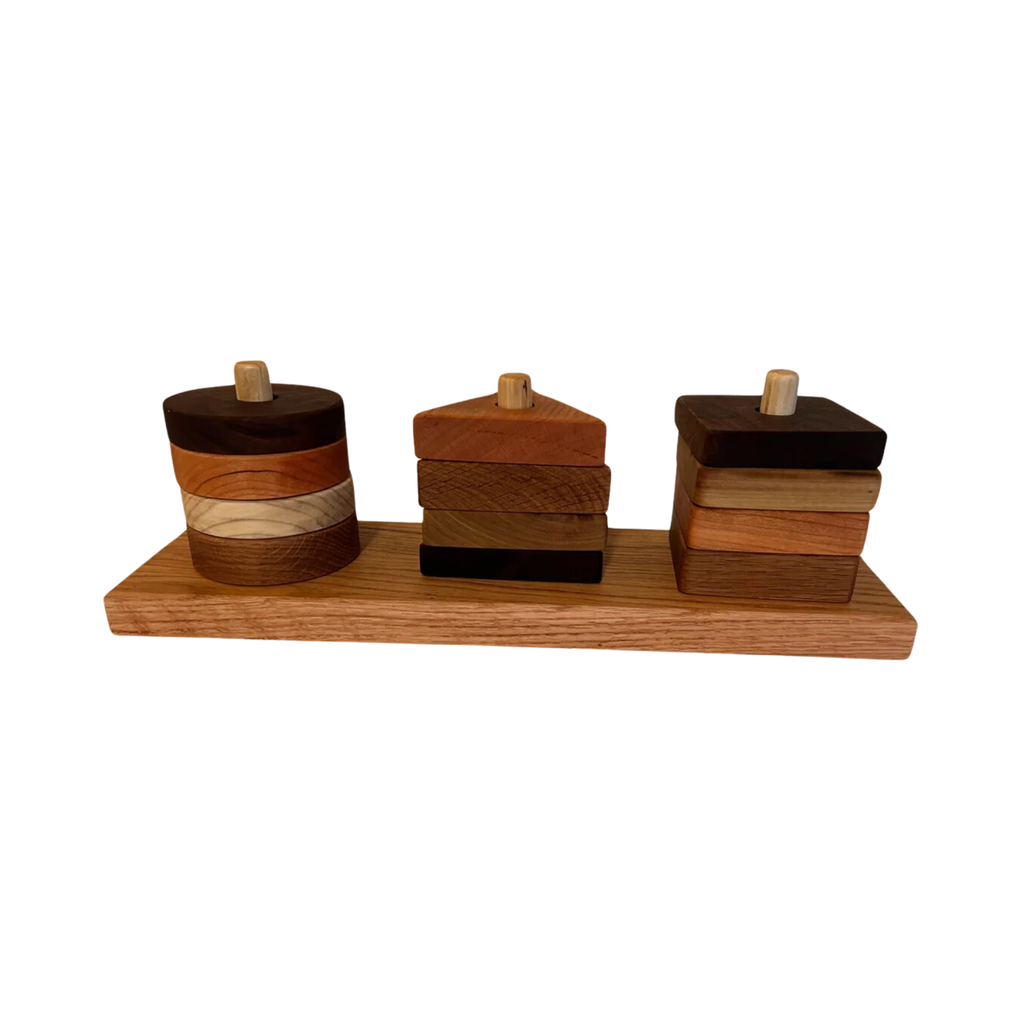 Large Wooden Shapes Stacker