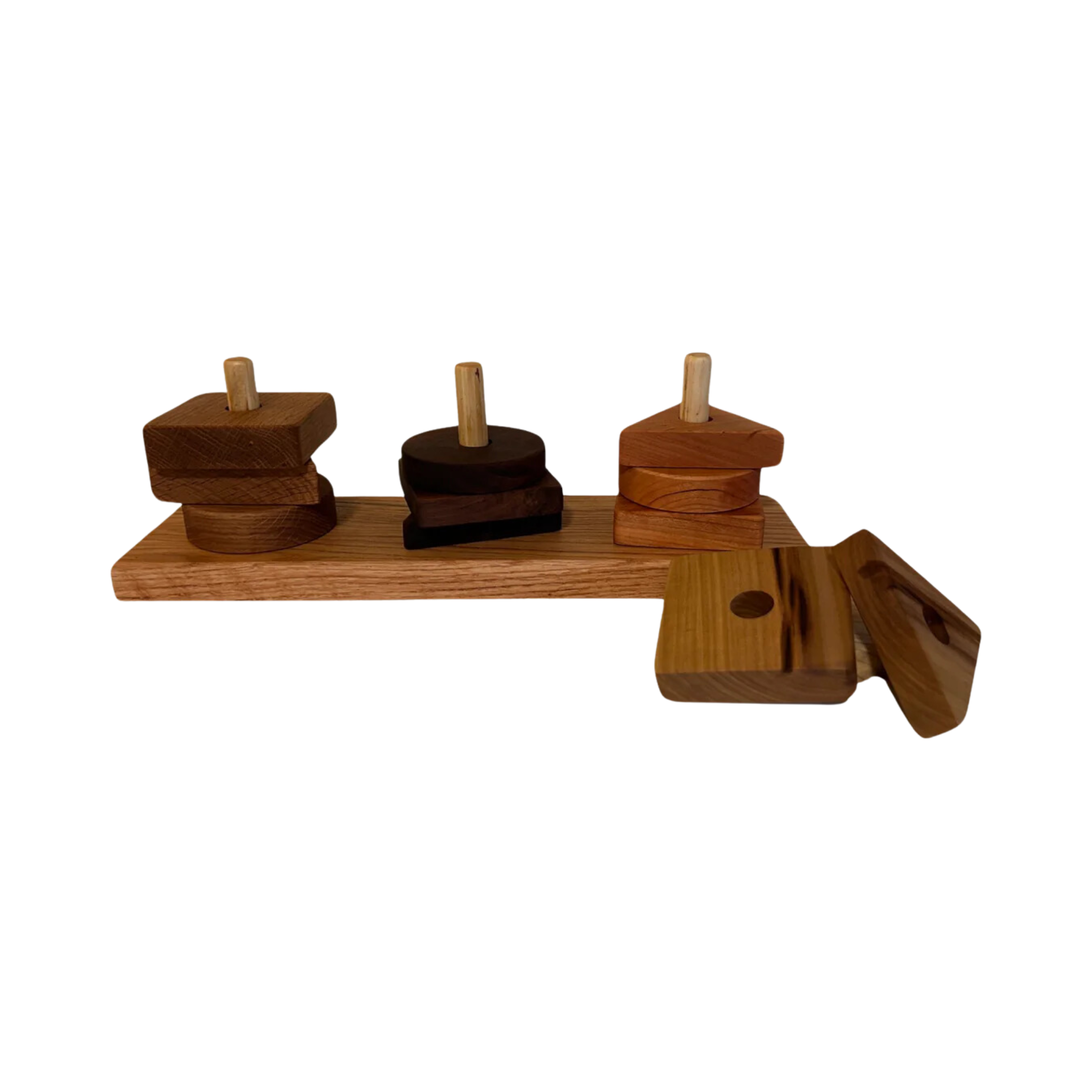 Large Wooden Shapes Stacker