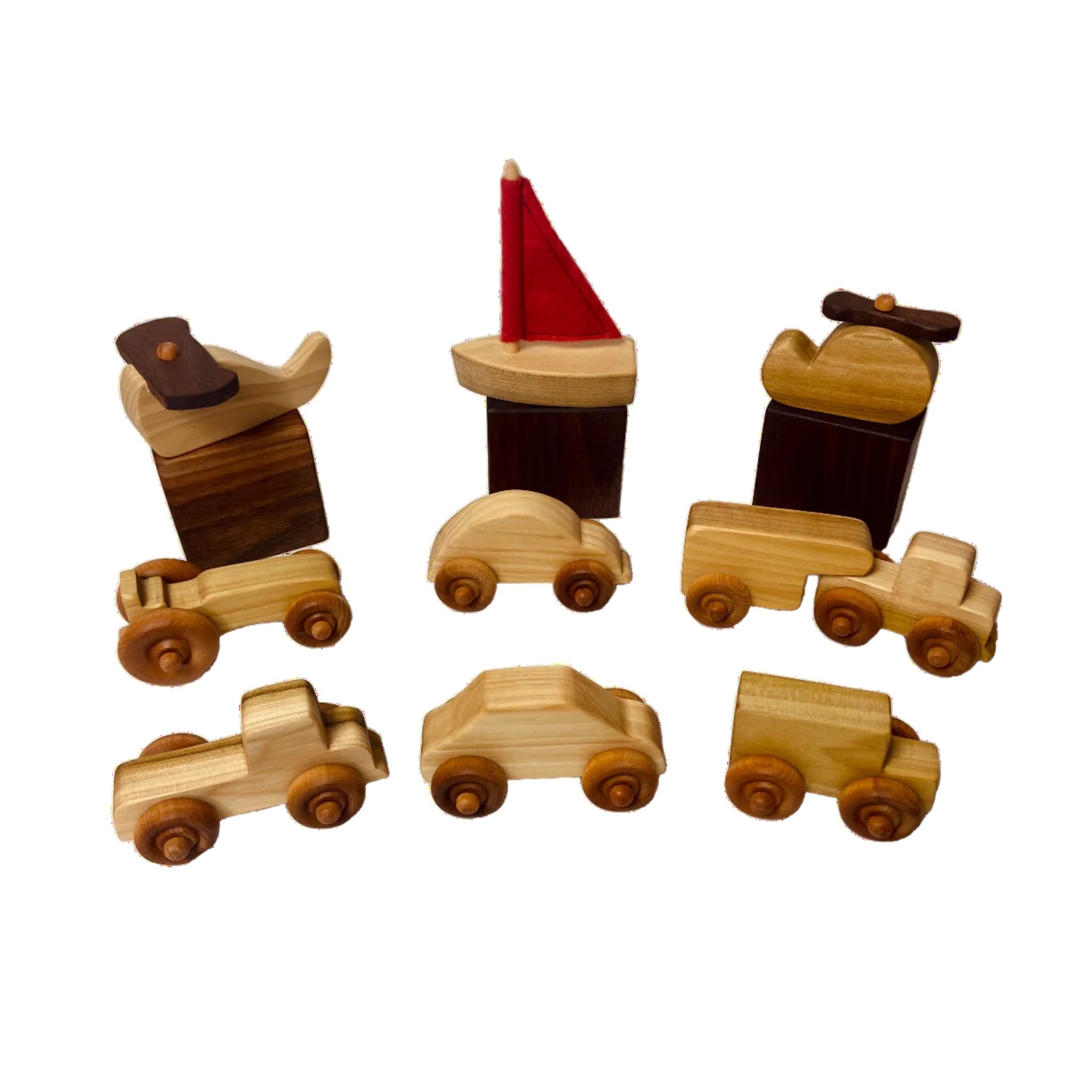 Land, Air & Water Wooden Minis